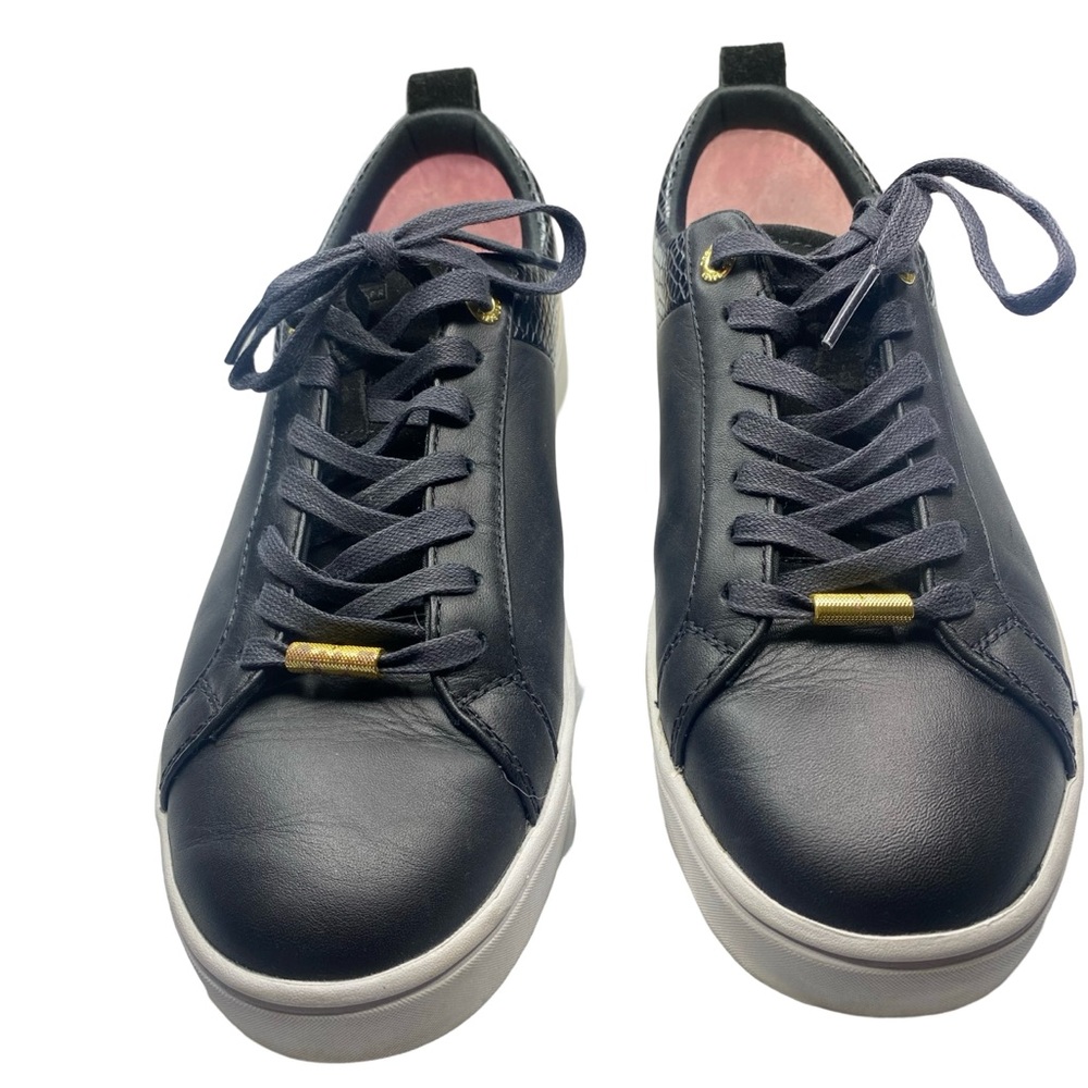 Ted Baker Black and Gold sneakers woman’s size 9 - Picture 4 of 12